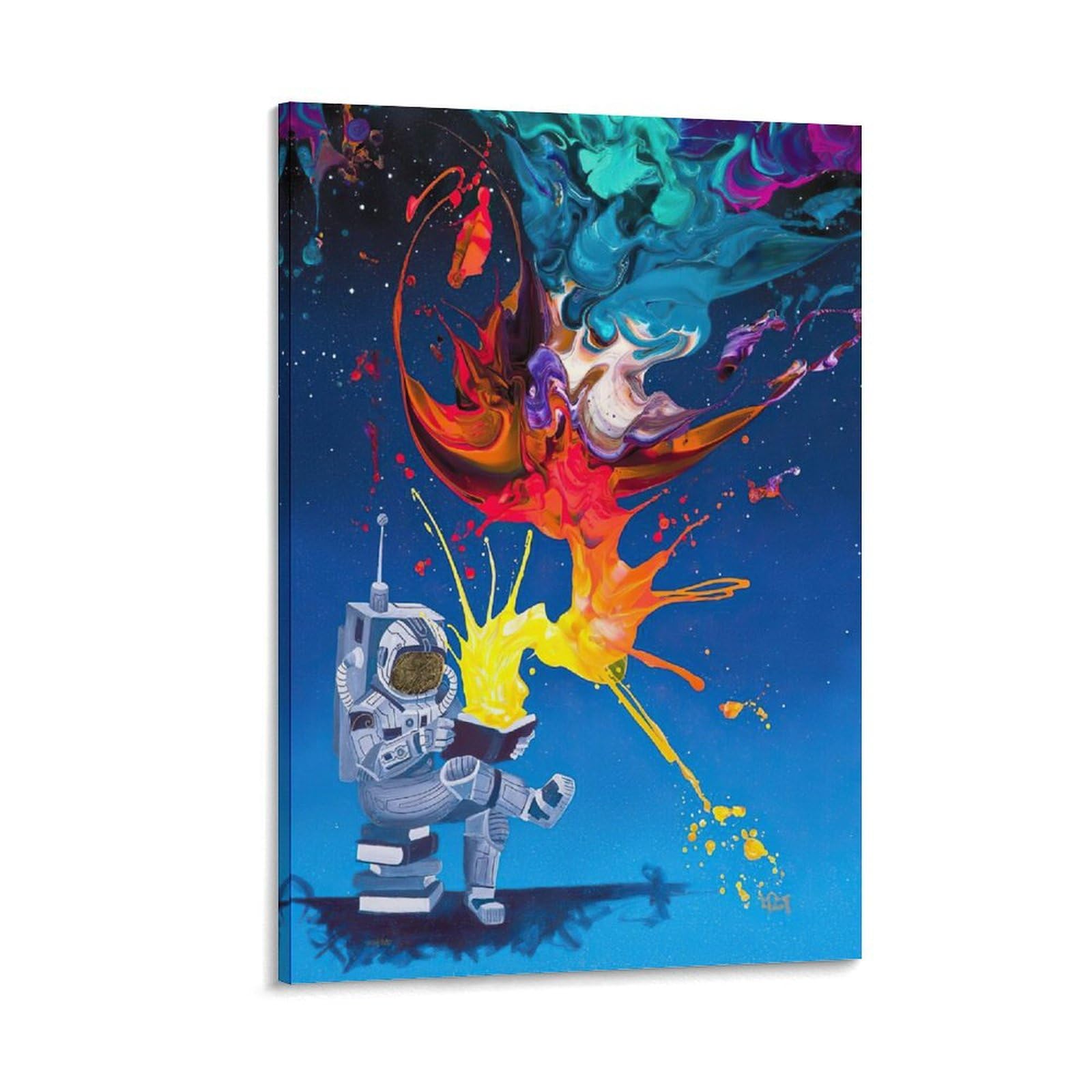 WIOLPC Art Poster Kre8 Power of Knowledge Painting Posters Canvas